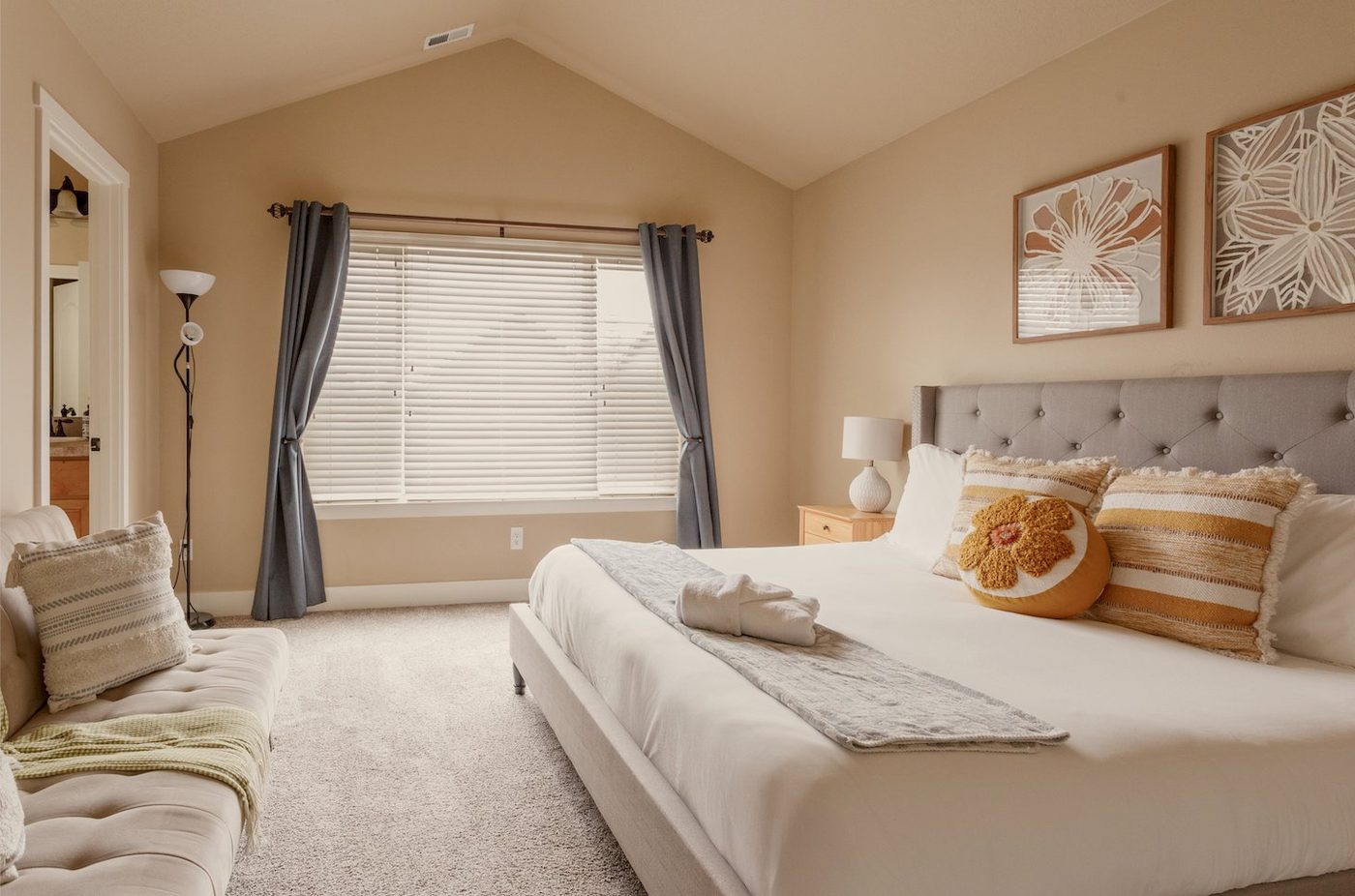 Primary bedroom after refresh