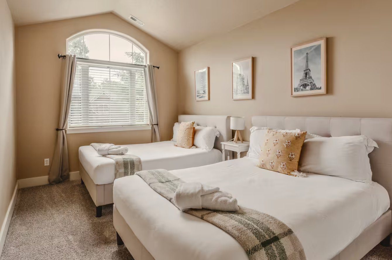Twin bedroom after refresh