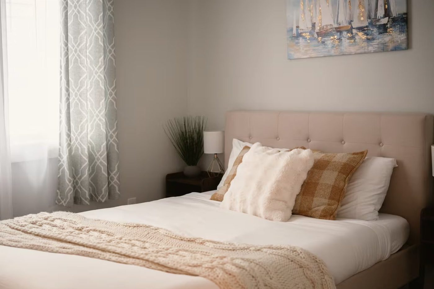 Guest bedroom after refresh